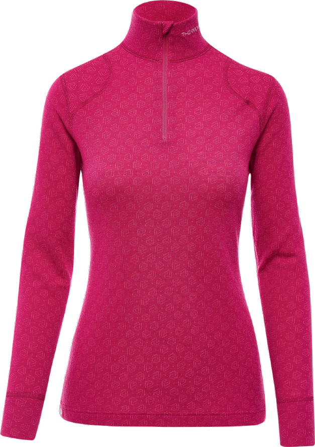 XtremeMotRuzavaPriekis Thermowave Merino Xtreme moteriški marškinėliai - Image 1